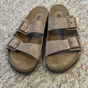Birkenstock Tan Double-Strap Sandals